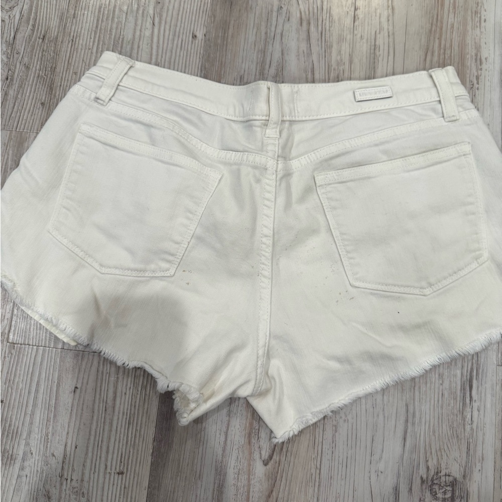 LILA RYAN white Jean Shorts